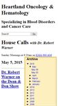 Mobile Screenshot of housecalls.heartlandoncology.com